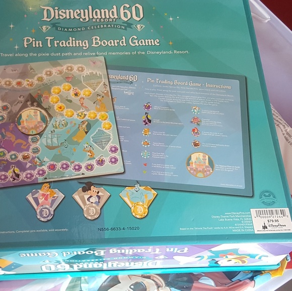 Disney 60th anniersary pin trading board game - Picture 3 of 3